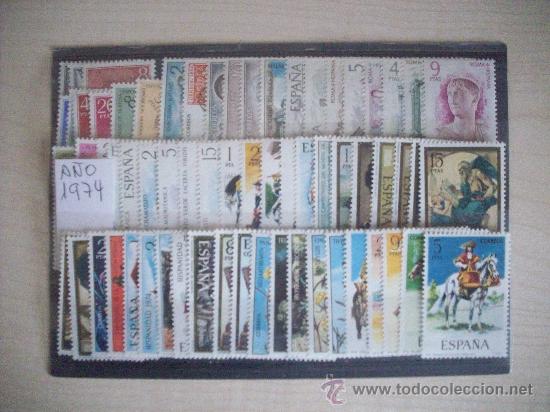 Sellos: A&ntilde;o 1974 completo sellos nuevos ** - Foto 1