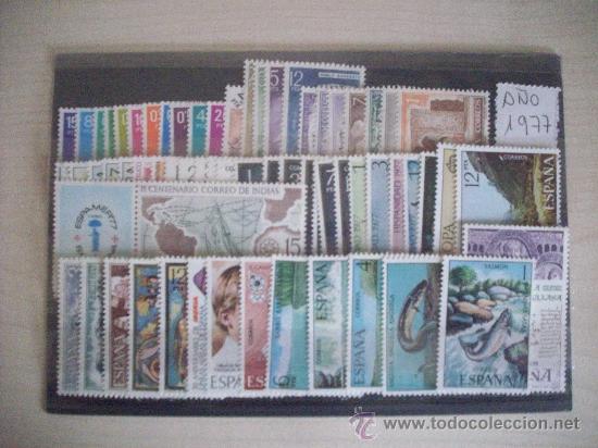 Sellos: A&ntilde;o 1977 Completo Sellos nuevos ** - Foto 1