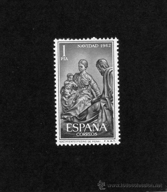 Sellos: NAVIDAD 1962 - SERIE COMPLETA - EDIFIL 1478. - Foto 1