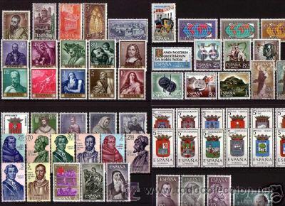 Sellos: ESPA&Ntilde;A 1963 - A&Ntilde;O COMPLETO - Foto 1