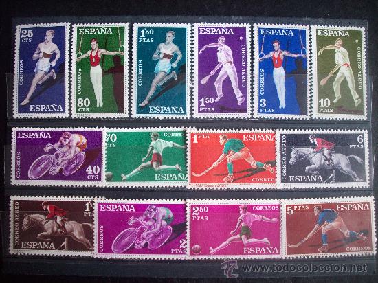 Sellos: Serie de Deportes edifil 1306/19 en nuevo ** - Foto 1