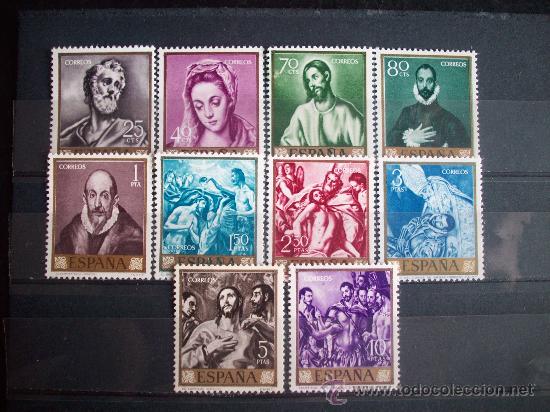 Sellos: Serie de El Greco edifil 1330/39 en nuevo ** - Foto 1
