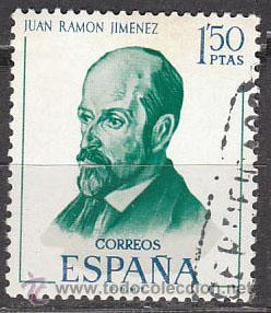 Sellos: Edifil 1992, Juan Ram&oacute;n Jimenez, usado - Foto 1