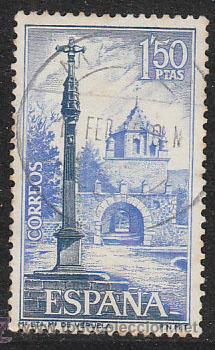 Sellos: Edifil 1834, monasterio de Veruela, usado - Foto 1
