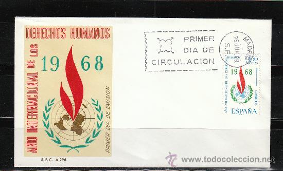 Sellos: 1968. A&Ntilde;O INTERNACIONAL DE LOS DERECHOS HUMANOS. - Foto 1