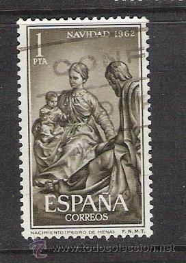Sellos: 1962 ESPA&Ntilde;A - NAVIDAD - USADO - EDIFIL 1478 - Foto 1