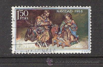 Sellos: 1966 ESPA&Ntilde;A - NAVIDAD - USADO - EDIFIL 1764 - Foto 1