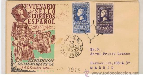 Sellos: spd centenario del sello 1950 valor 2012 catalogo 29 euros - Foto 1