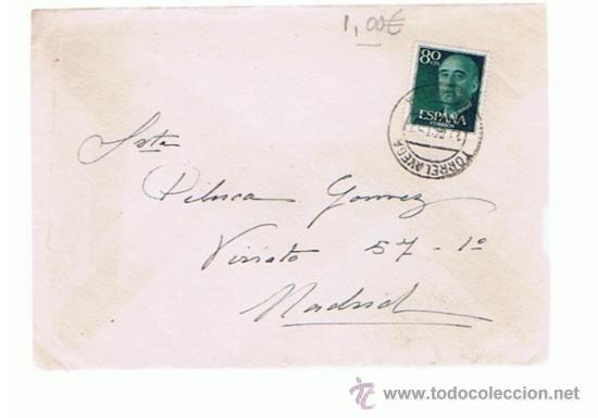 Sellos: franco circulado 1957  de  torrelavega santander a madrid - Foto 1