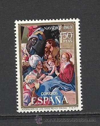 Sellos: ESPA&Ntilde;A 1969, 1944**, NAVIDAD - Foto 1