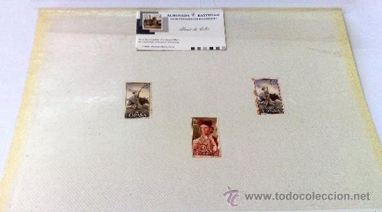 Sellos: CIRCA 1960-70.- HOJA CON 3 SELLOS DE LA &Eacute;POCA. - Foto 5