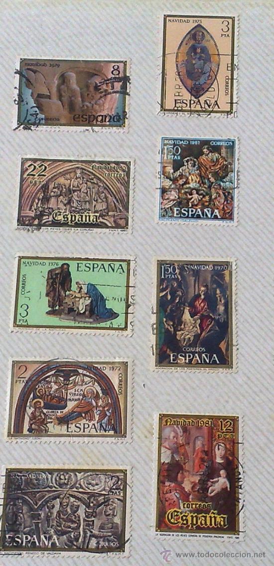 Sellos: CIRCA 1960-80.- HOJA CON 33 SELLOS DE LA &Eacute;POCA. - Foto 4