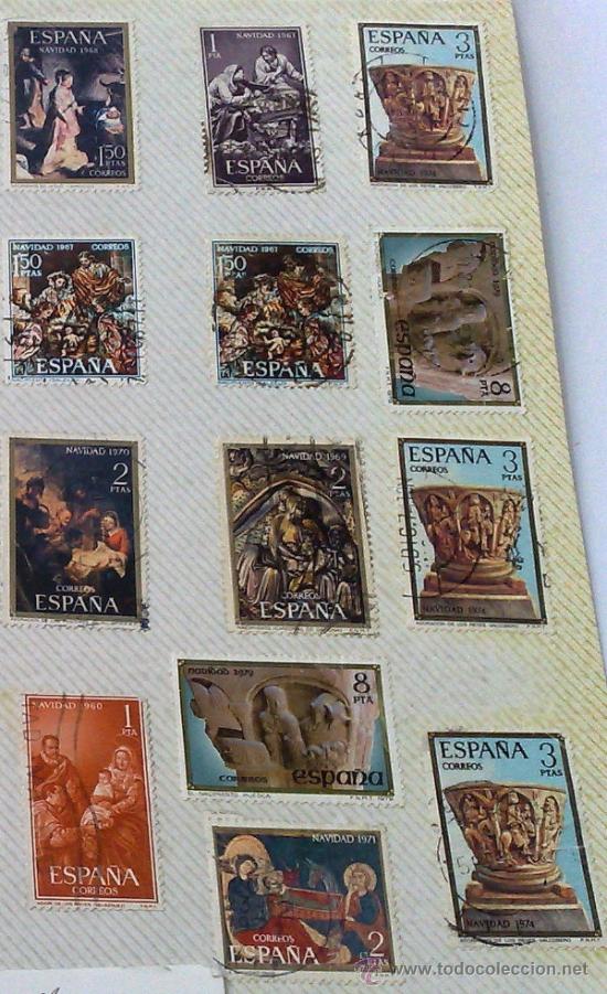 Sellos: CIRCA 1960-80.- HOJA CON 33 SELLOS DE LA &Eacute;POCA. - Foto 5