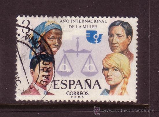 Sellos: ESPA&Ntilde;A 2264 - A&Ntilde;O 1975 - A&Ntilde;O INTERNACIONAL DE LA MUJER - Foto 1