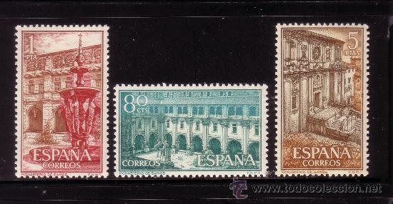 Sellos: ESPA&Ntilde;A 1322/24** - A&Ntilde;O 1960 - REAL MONASTERIO DE SAMOS - Foto 1