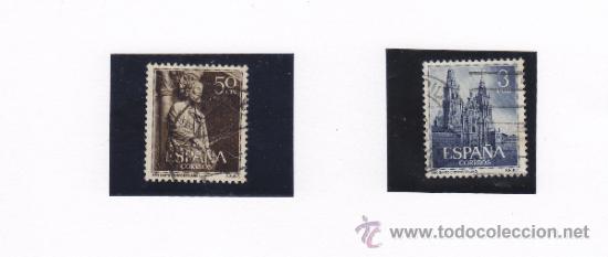 Sellos: ESPA&Ntilde;A - EDIFIL n.  1130 / 1131  &ordm;  USADO - Foto 1