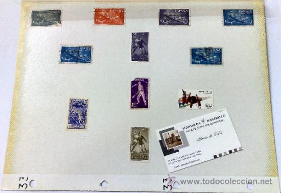 Sellos: CIRCA 1950-80- HOJA CON 11 SELLOS DE LA &Eacute;POCA. - Foto 5