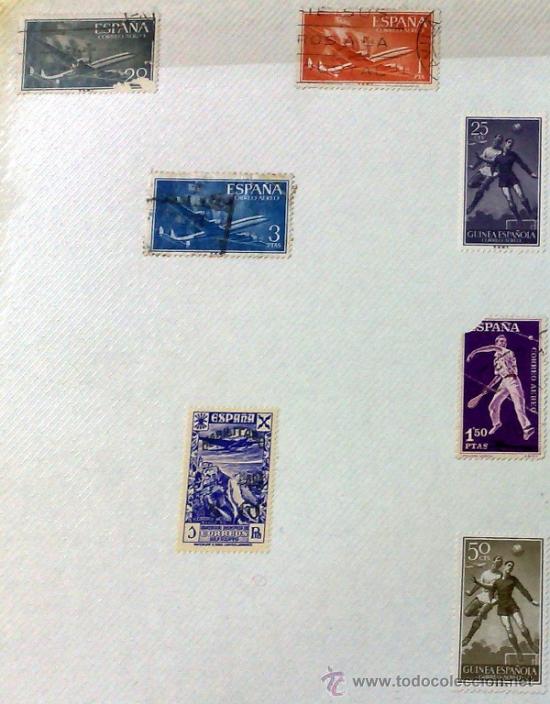 Sellos: CIRCA 1950-80- HOJA CON 11 SELLOS DE LA &Eacute;POCA. - Foto 3