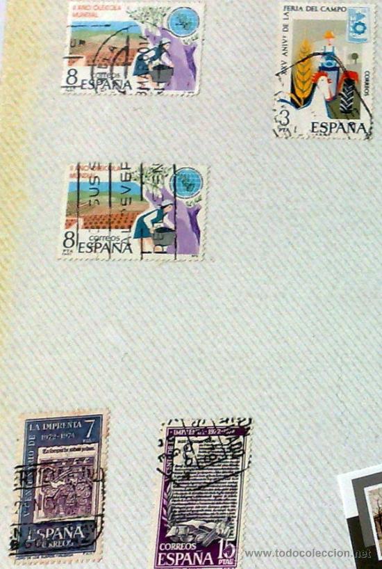 Sellos: CIRCA 1970-80- HOJA CON 11 SELLOS DE LA &Eacute;POCA. - Foto 2