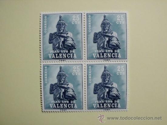 Sellos: Plan sur de Valencia.Jaime I. Bloque 4. Ed. 8 - Foto 1