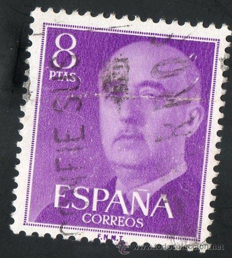 Sellos: 1162 - 8 ptas GENERAL FRANCO - USADO - Foto 1