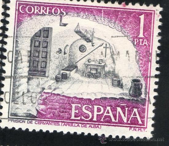 Sellos: 2266 1 pta Prision de cervantes - Foto 1