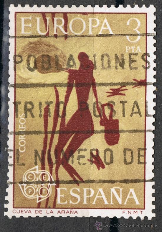 Sellos: 2259 3 pta Cueva de la Ara&ntilde;a / Europa - Foto 1