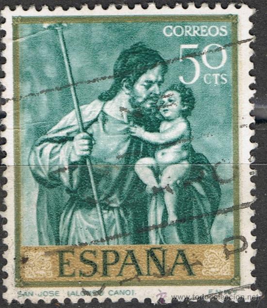 Sellos: 1911 50 cts San Jos&eacute; / Alonso Cano. - Foto 1