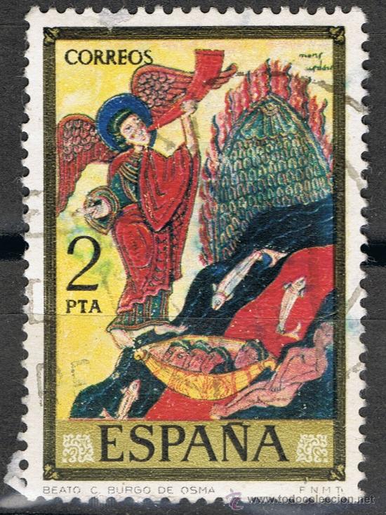 Sellos: 2285 2 pta Burgo de Osma / C&oacute;dices. D&iacute;a del Sello. - Foto 1