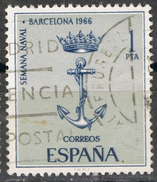 Sellos: 1737 1 PTA SEMANA NAVAL EN BARCELONA - Foto 1