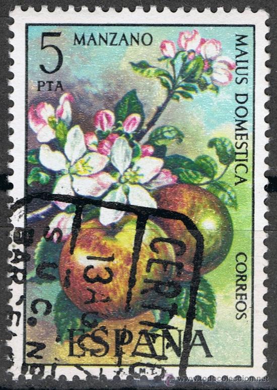 Sellos: 2258 5 pta Manzano / Flora - Foto 1
