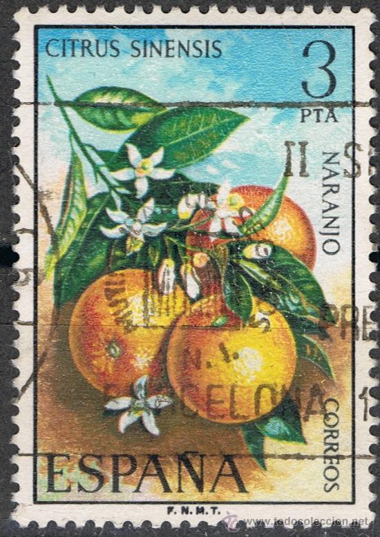 Sellos: 2256 3 pta Naranjo / Flora. - Foto 1