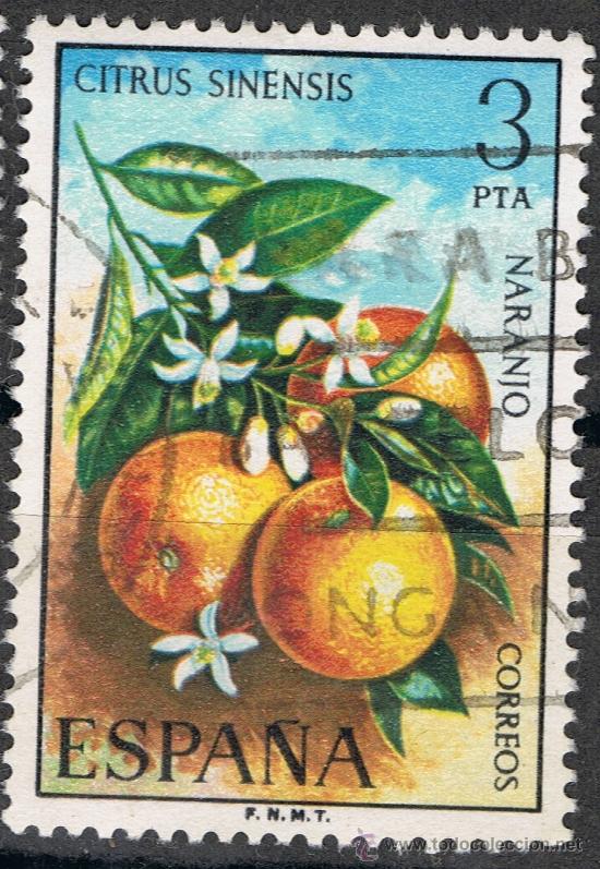 Sellos: 2256 3 pta Naranjo / Flora. - Foto 1