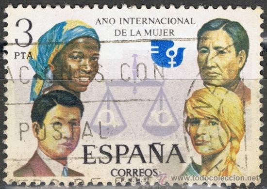 Sellos: 2264 3 PTA A&Ntilde;O INTERNACIONAL DE LA MUJER. - Foto 1