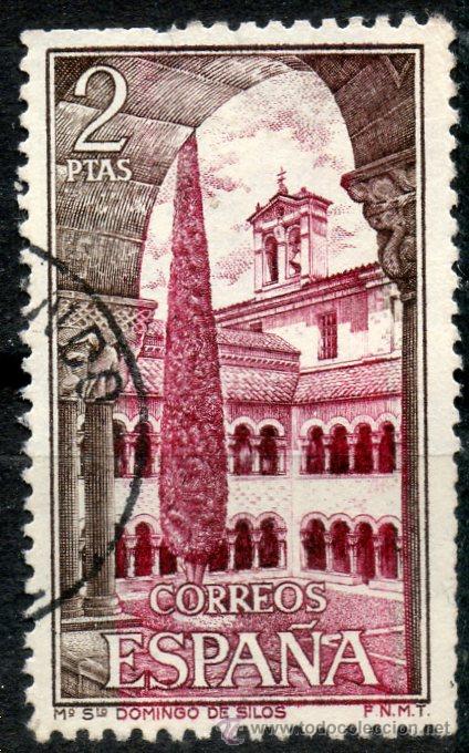 Sellos: 2159 / 2 ptas Patio / Monasterio de Santo Domingo de Silos. - Foto 1