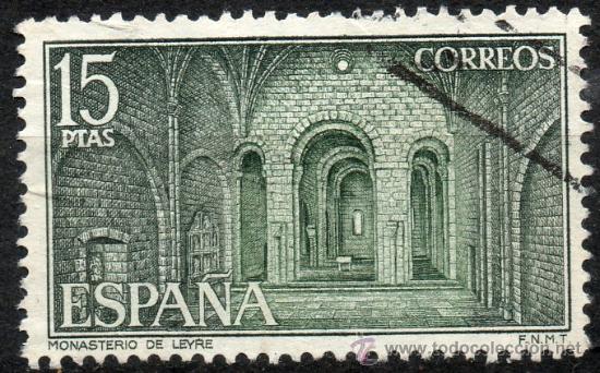 Sellos: 2231 / 15 PTAS Cripta / MONASTERIO DE LEYRE. - Foto 1