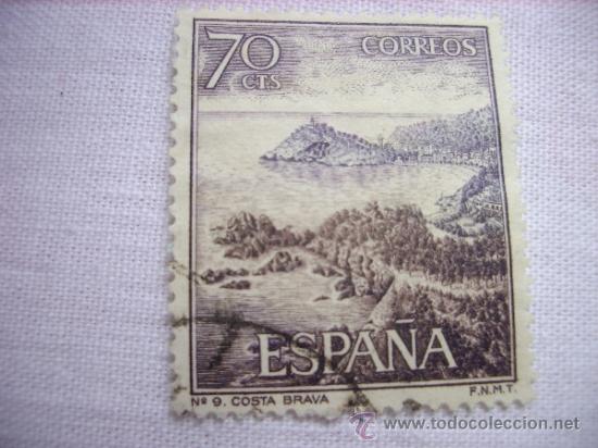 Sellos: EDIFIL 1543 CRIPTA DE SAN ISIDORO 1964 70 CENTIMOS PESETA USADO - Foto 1