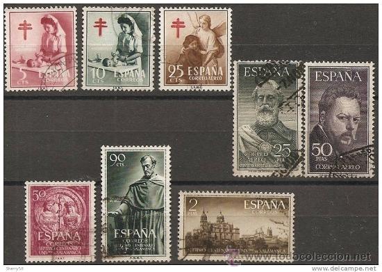 Sellos: ESPA&Ntilde;A 1953 A&Ntilde;O COMPLETO USADO - Foto 1
