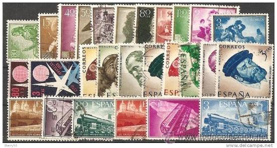 Sellos: ESPA&Ntilde;A 1958 A&Ntilde;O COMPLETO USADO - Foto 1