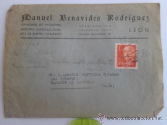 Sellos: Carta comercial ,Leon - Foto 1