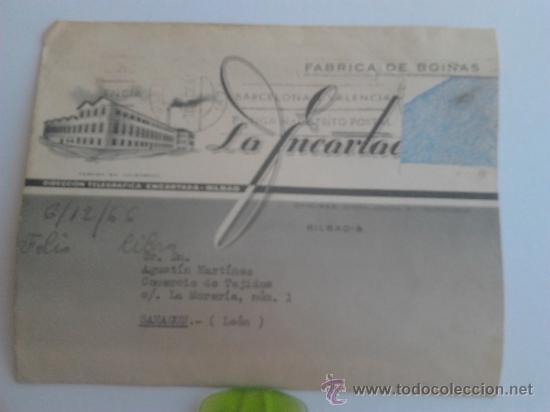 Sellos: Carta con publicidad ,Bilbao del 66 - Foto 1