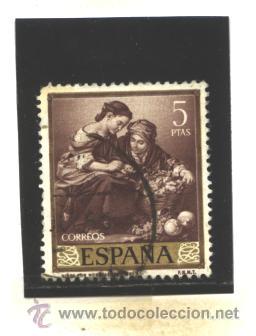 Sellos: ESPA&Ntilde;A 1960 - EDIFIL NRO. 1279 - BARTOLOME E. MURILLO  - USADO - Foto 1
