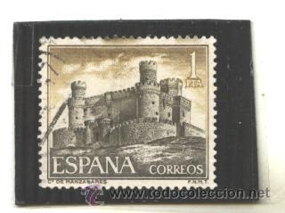Sellos: ESPA&Ntilde;A 1966 - EDIFIL NRO. 1744 - CASTILLO - USADO - Foto 1