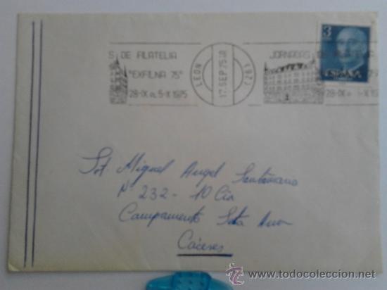 Sellos: Carta de Leon del 75 - Foto 1
