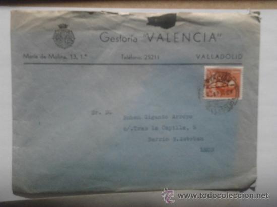 Sellos: Carta de Valladolid con publicidad 60 - Foto 1