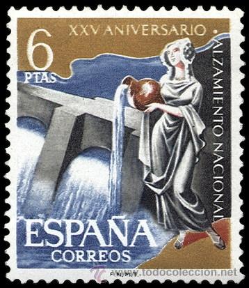 Sellos: ESPA&Ntilde;A SEGUNDO CENTENARIO N&ordm; 1362 ** 6P MULTICOLOR ALZAMIENTO - Foto 1
