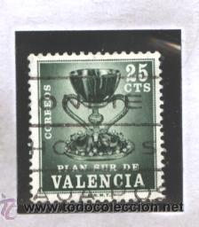 Sellos: VALENCIA PLAN SUR 1968 - FILABO NRO. 5 - USADO - Foto 1