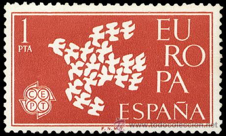 Sellos: ESPA&Ntilde;A SEGUNDO CENTENARIO N&ordm; 1371 ** EUROPA - Foto 1