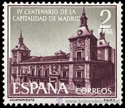 Sellos: ESPA&Ntilde;A SEGUNDO CENTENARIO N&ordm; 1390 ** 2P GRIS Y MALVA OSCURO - Foto 1