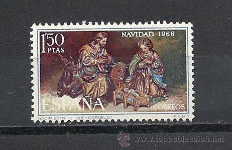 Sellos: ESPA&Ntilde;A 1966, EDIFIL N&ordm; 1764**, NAVIDAD - Foto 1